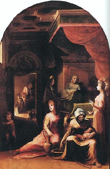Domenico Beccafumi Birth of the Virgin oil painting image